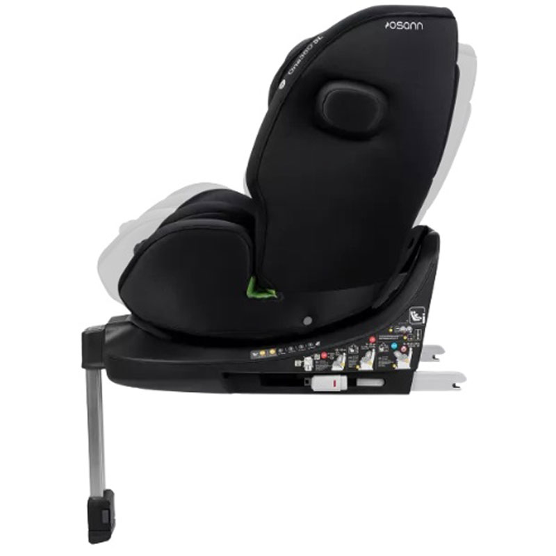 Κάθισμα Αυτοκινήτου Isofix (0-36Kg 40-150Εκ Ύψος) Osann Οne 360 Sl All Black Βρεφικά Καθίσματα Spitishop