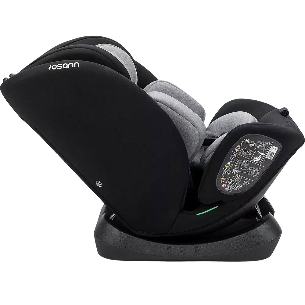 Κάθισμα Αυτοκινήτου (0-36kg/40-150εκ. Ύψος) Osann Huddle3 i-Size Nero