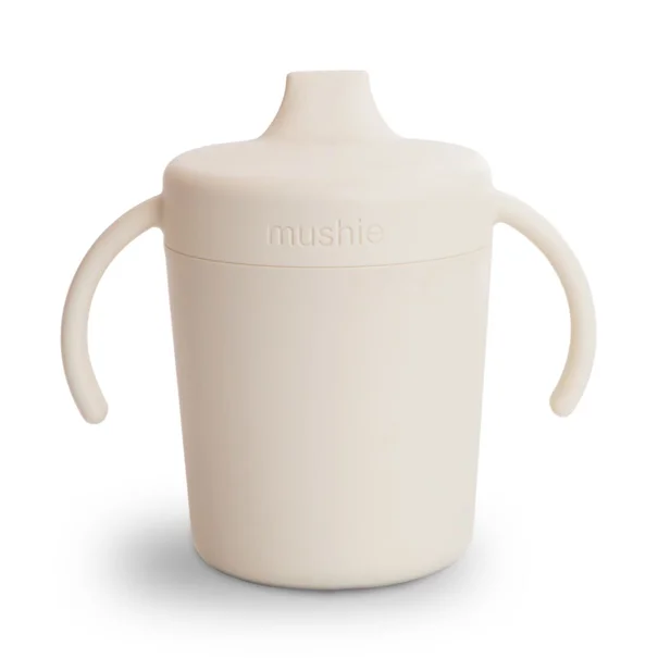Ποτήρι Εκπαιδευτικό 230ml Mushie Ivory 66-100128