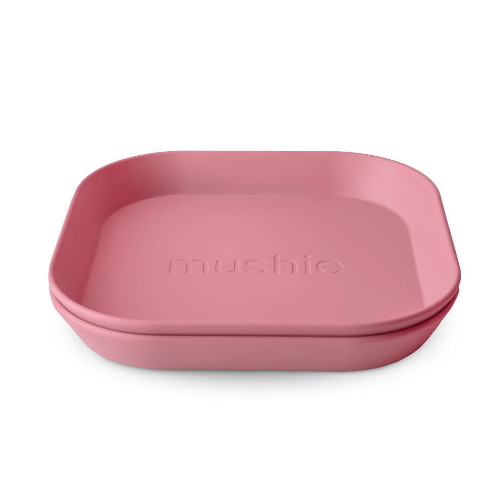Πιάτα (Σετ 2τμχ) Mushie Dusty Rose 66-102153