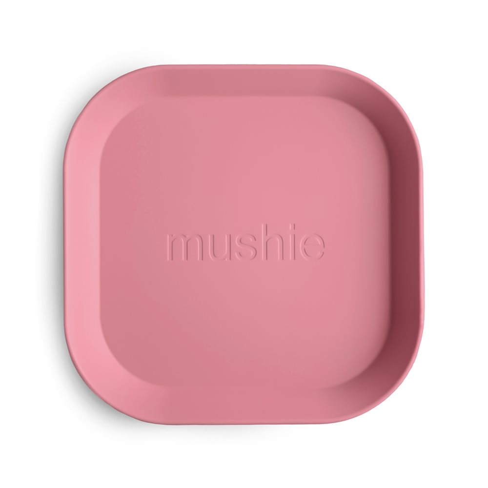 Πιάτα (Σετ 2Τμχ) Mushie Dusty Rose 66-102153 Παιδικά Είδη Φαγητού & Αξεσουάρ Σερβιρίσματος Εκπαίδευσης Spitishop