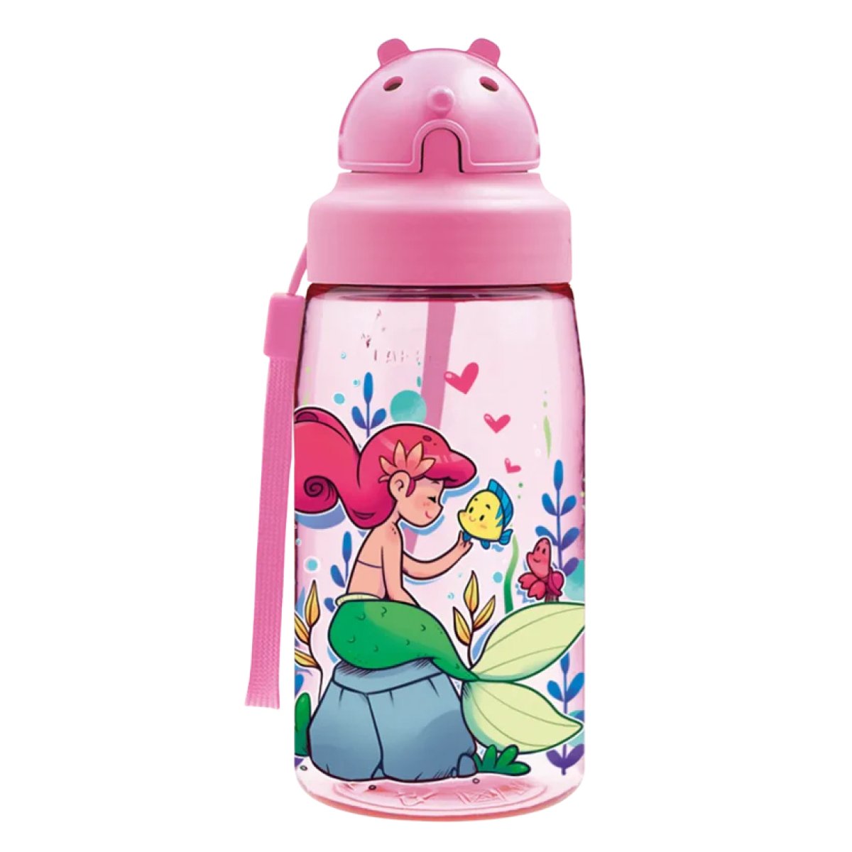 Παγούρι 450ml Με Καλαμάκι Laken The Little Mermaid
