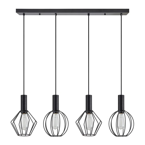 Φωτιστικό Οροφής Πολύφωτο Homelighting Adept Flex 77-8907 Black