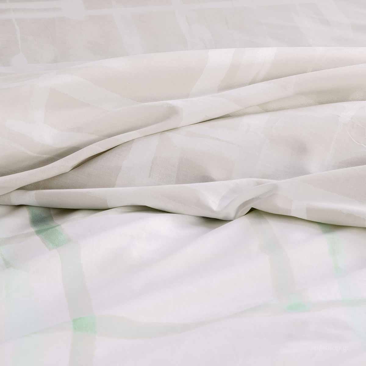 Κουβερλί Μονό (160x240) Nima Bed Linen La Pintura Mint