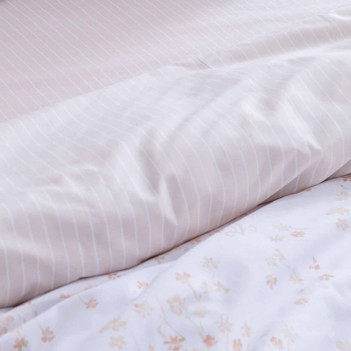 Κουβερλί Υπέρδιπλο (220X240) Nima Bed Linen Demanda Salmon Λευκά Είδη Κρεβατοκάμαρας Υπέρδιπλα Spitishop