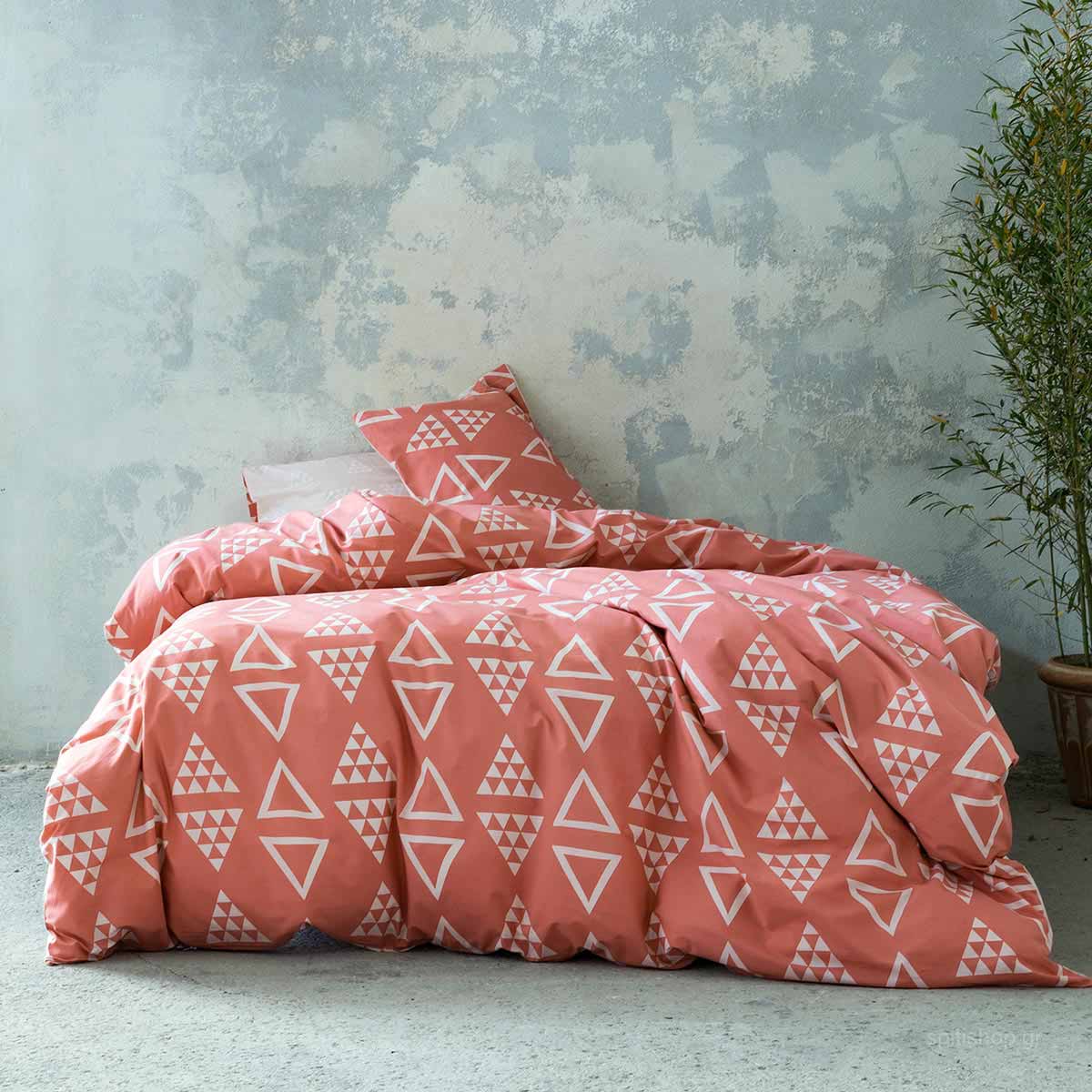 Κουβερλί Υπέρδιπλο (220x240) Nima Bed Linen Nativa Tan