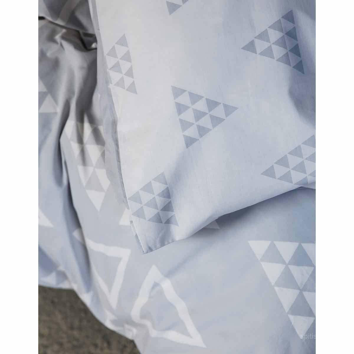 Κουβερλί Υπέρδιπλο (220X240) Nima Bed Linen Nativa Grey Λευκά Είδη Κρεβατοκάμαρας Υπέρδιπλα Spitishop