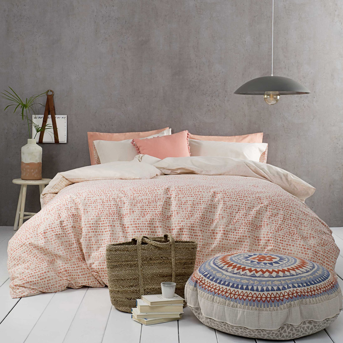 Κουβερλί Υπέρδιπλο (220x240) Nima Bed Linen Pocca Coral