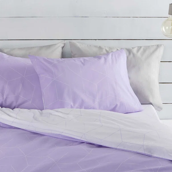 Κουβερλί Μονό (160x240) Nima Bed Linen Fade Lilac