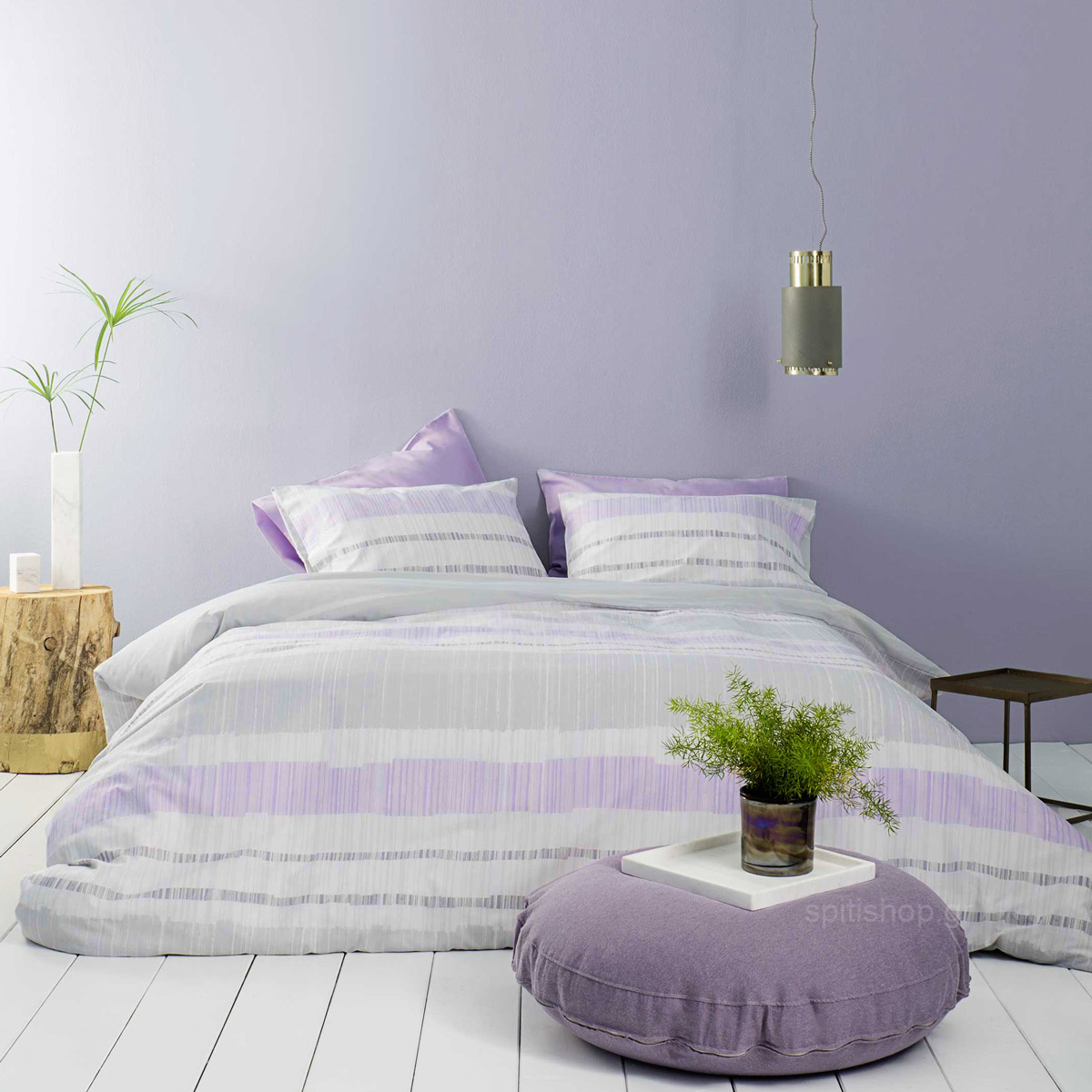 Κουβερλί Υπέρδιπλο (220x240) Nima Bed Linen Rules Lilac