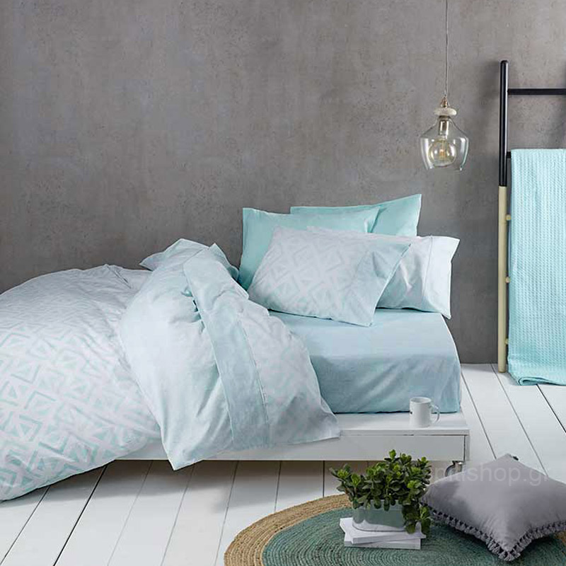 Κουβερλί Υπέρδιπλο (220x240) Nima Bed Linen Segio Aqua