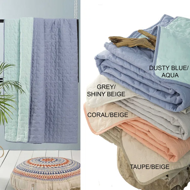 Κουβερλί Υπέρδιπλο (220x240) 2 Όψεων Nima Layers Colors SS2018