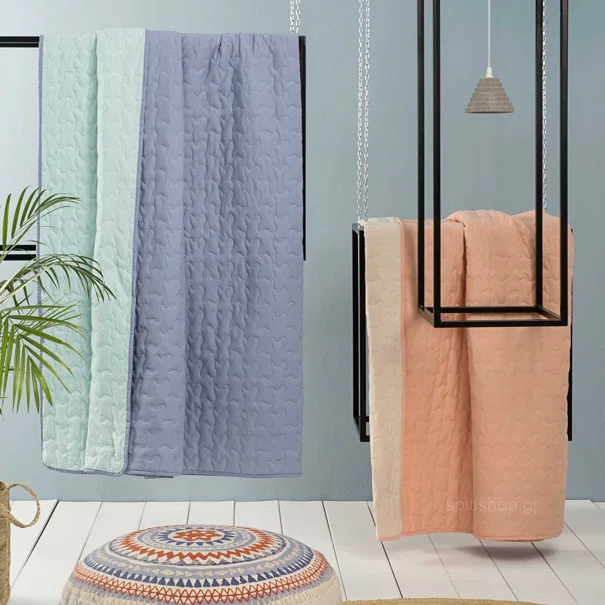 Κουβερλί Υπέρδιπλο (220x240) 2 Όψεων Nima Layers Colors SS2018