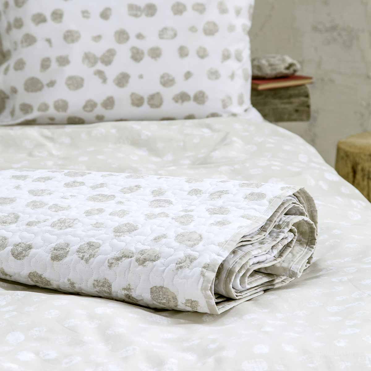 Κουβερλί Μονό (160X240) Nima Bed Linen Pepper Λευκά Είδη Κρεβατοκάμαρας Μονά Spitishop