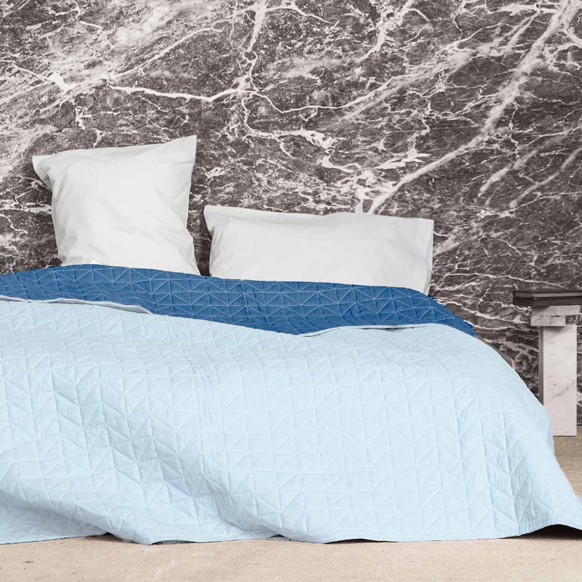 Κουβερλί Υπέρδιπλο (220x240) 2 Όψεων Nima Layers Brillante Mint/Aegean Blu