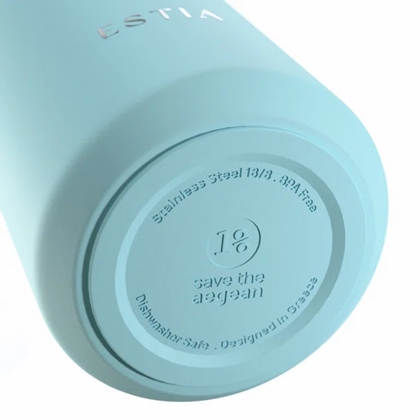Μπουκάλι Θερμός 500ml Estia Save The Aegean Flow Arctic 01-41960