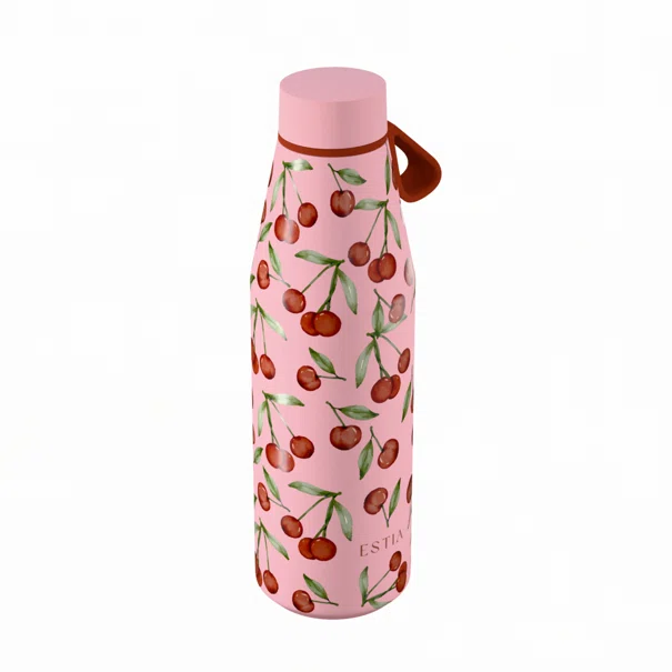 Μπουκάλι Θερμός 500ml Estia Save The Aegean Flow Cherry Rose 01-41991