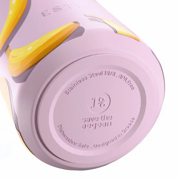 Μπουκάλι Θερμός 500ml Estia Save The Aegean Flow Banana Mood 01-42172