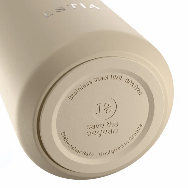 Μπουκάλι Θερμός 800ml Estia Save The Aegean Flow Dune 01-43162