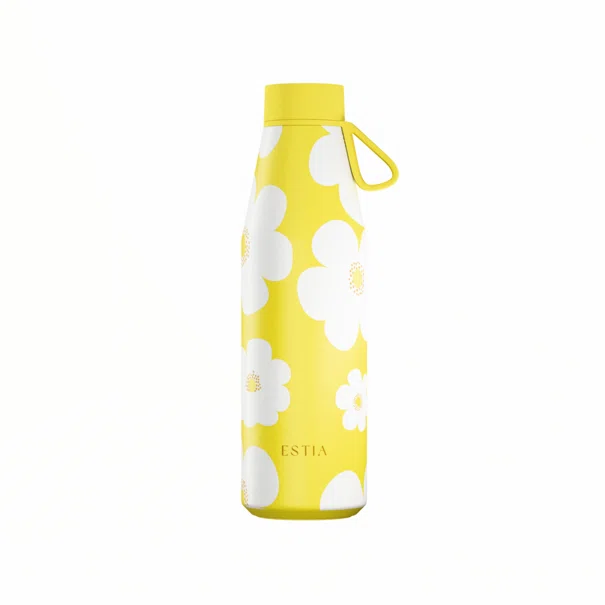 Μπουκάλι Θερμός 500ml Estia Save The Aegean Flow Yellow Daisy 01-42196