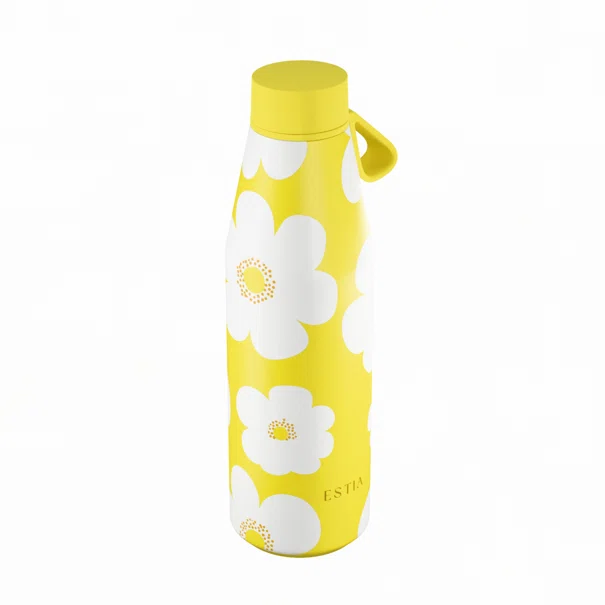 Μπουκάλι Θερμός 500ml Estia Save The Aegean Flow Yellow Daisy 01-42196