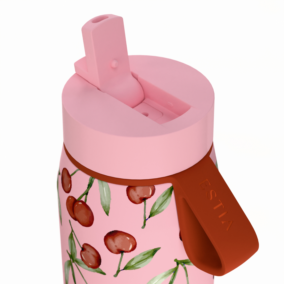 Ποτήρι Θερμός 500Ml Estia Save The Aegean Pulse Cherry Rose 01-42431 Οργάνωση & Αποθήκευση Ποτήρια Spitishop