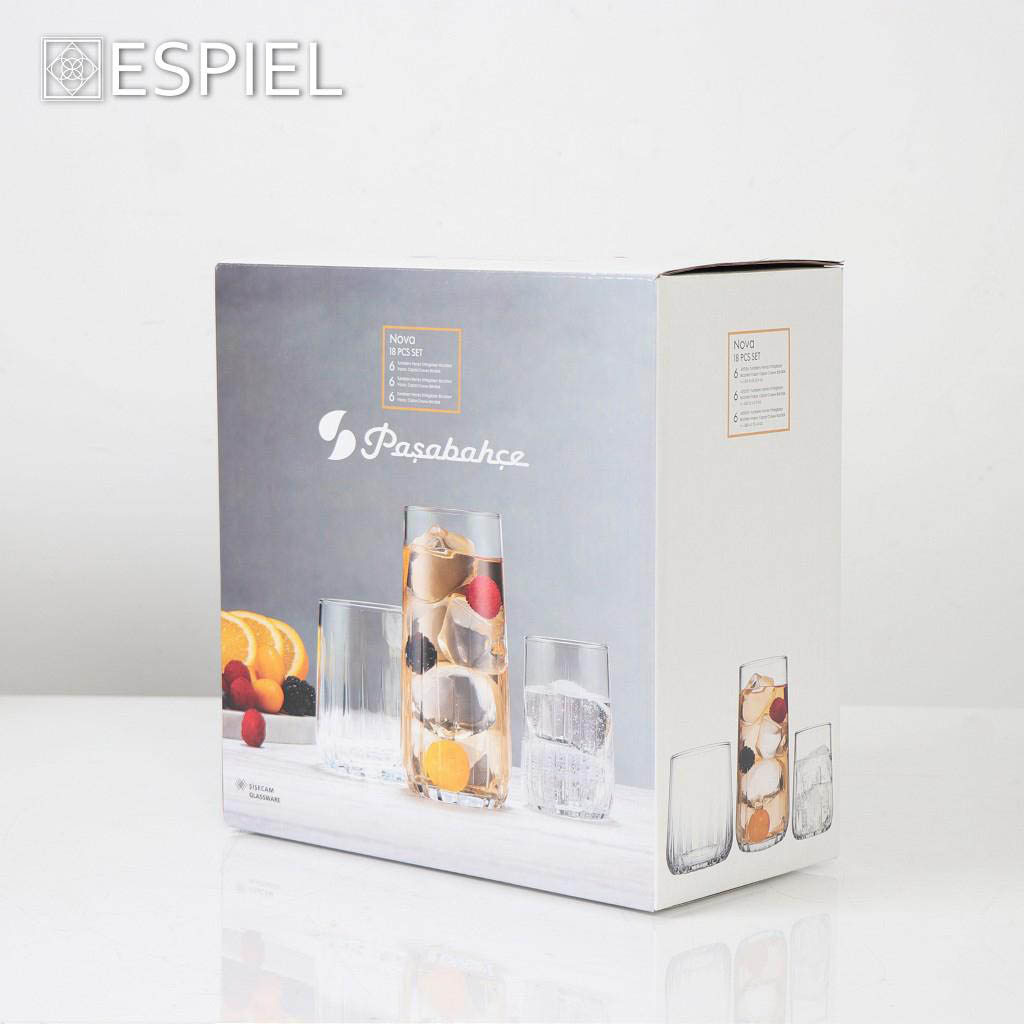 Ποτήρια Ποτού (Σετ 18Τμχ) Espiel Nova Sp96961 Είδη Σερβιρίσματος Σετ Spitishop