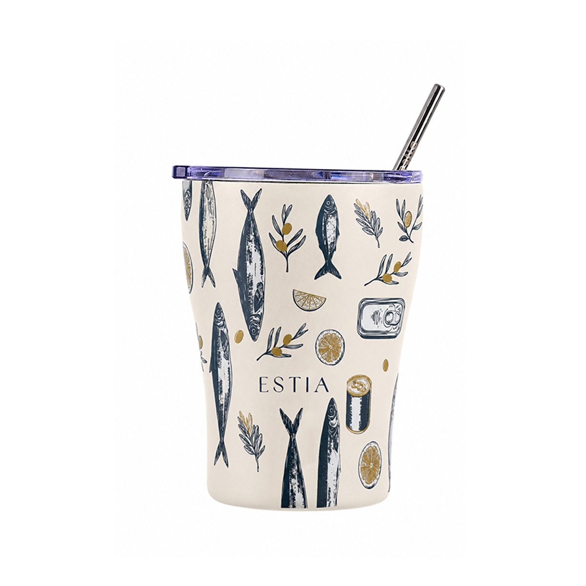 Ποτήρι Θερμός 350ml Estia Save The Aegean Salt Life 01-48976