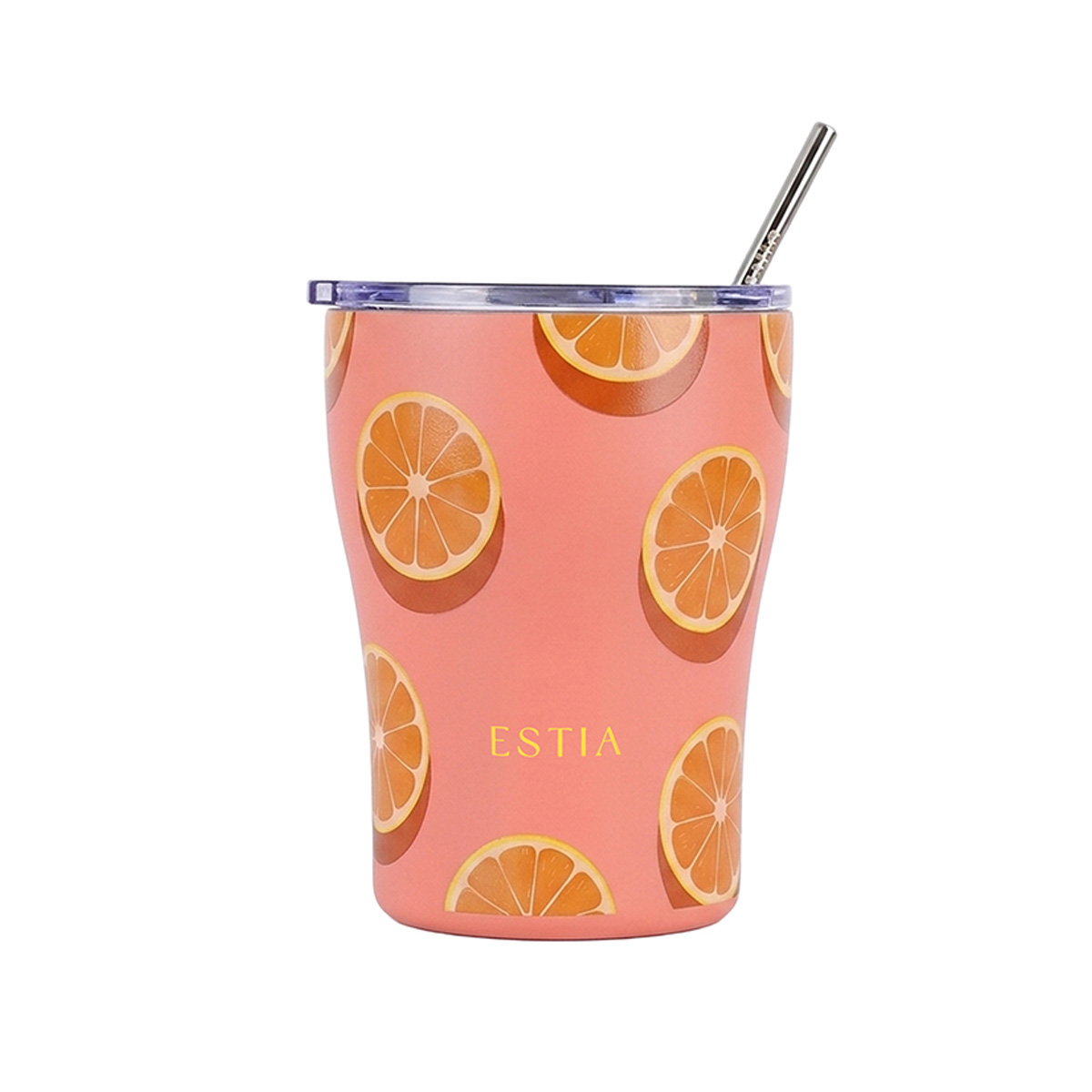 Ποτήρι Θερμός 350ml Estia Save The Aegean Orange Pop 01-49010