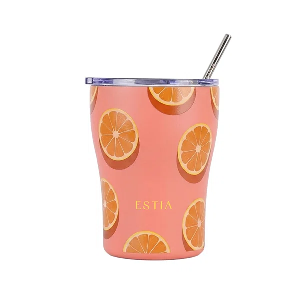 Ποτήρι Θερμός 350ml Estia Save The Aegean Orange Pop 01-49010