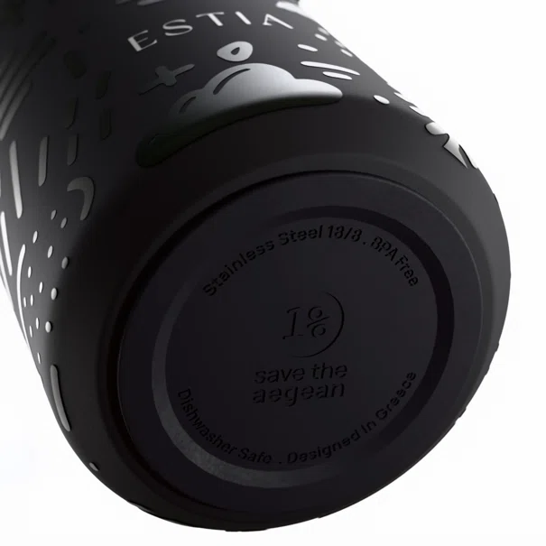 Ποτήρι Θερμός 500ml Estia Save The Aegean Pulse Noir Echo 01-42509