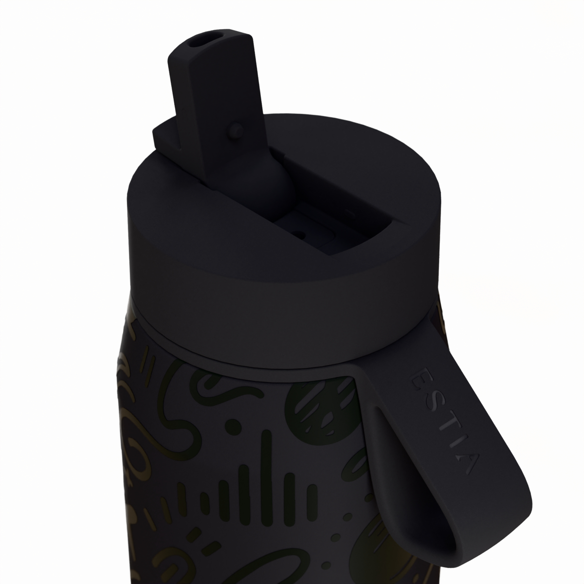 Ποτήρι Θερμός 500Ml Estia Save The Aegean Pulse Noir Echo 01-42509 Οργάνωση & Αποθήκευση Ποτήρια Spitishop