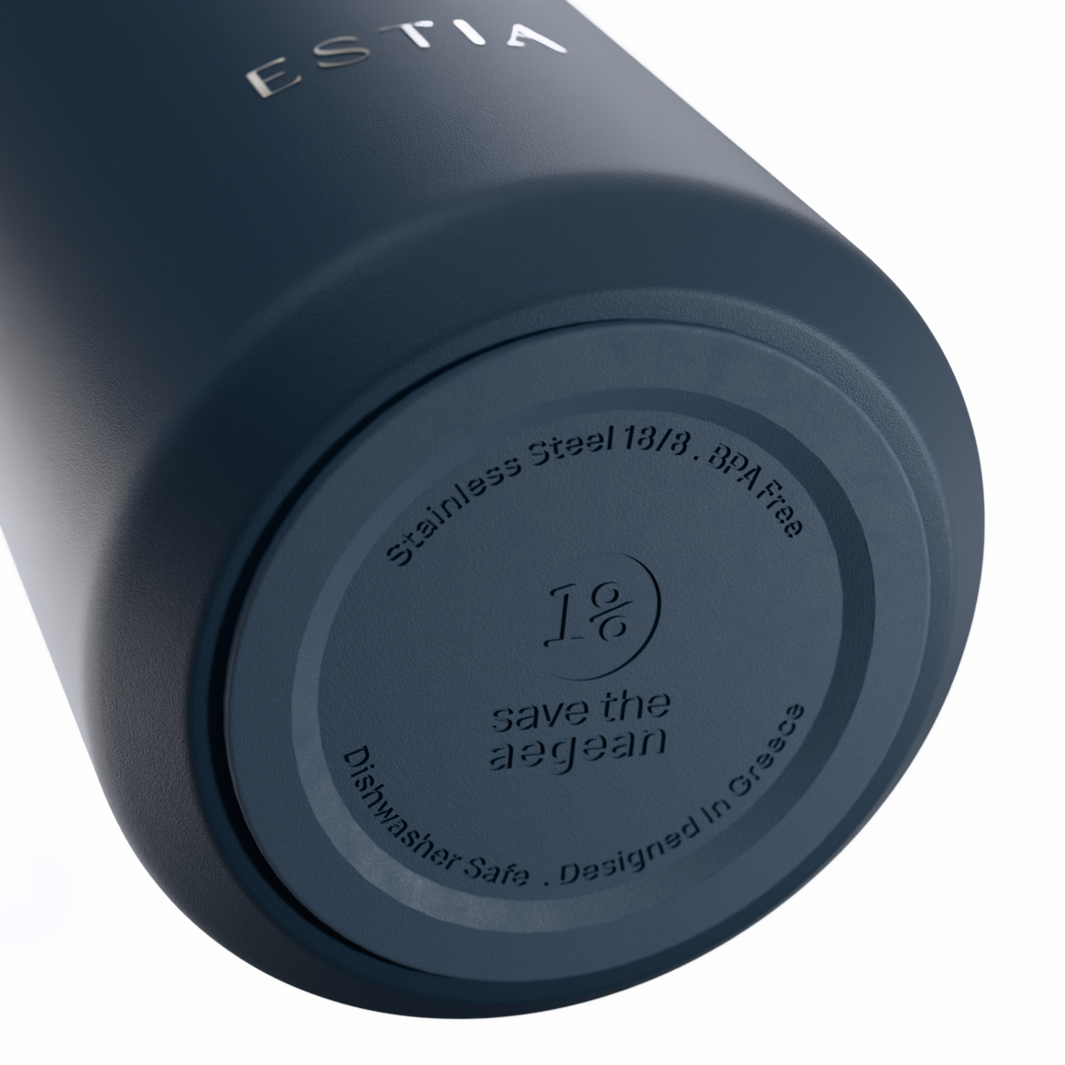 Ποτήρι Θερμός 800Ml Estia Save The Aegean Pulse Indigo 01-43193 Οργάνωση & Αποθήκευση Ποτήρια Spitishop