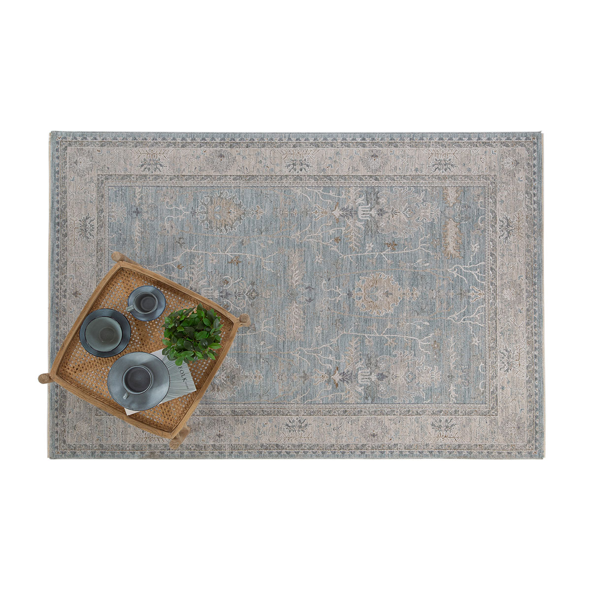 Χαλί (240X300) Royal Carpet Tabriz 590 Blue Χαλιά Σαλονιού Χειμερινά Κλασικά Spitishop
