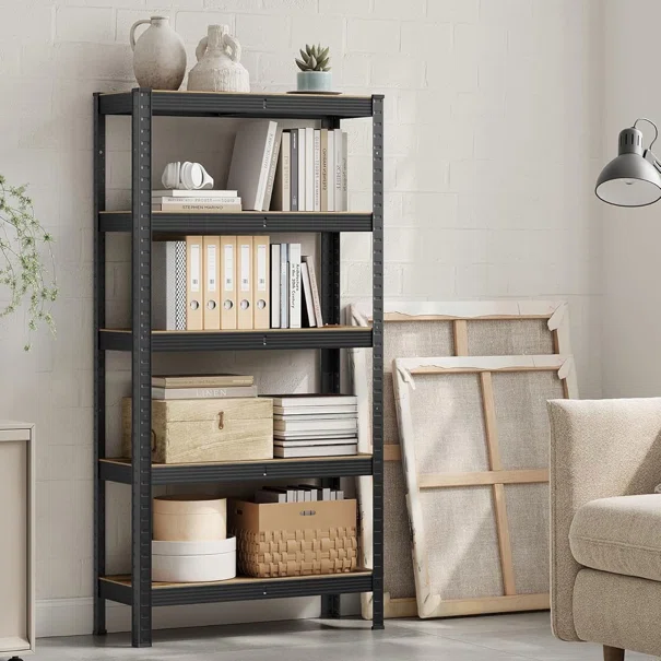 Μεταλλική Ραφιέρα Δαπέδου 5 Θέσεων (75x30x150) Songmics GLR030BZ03