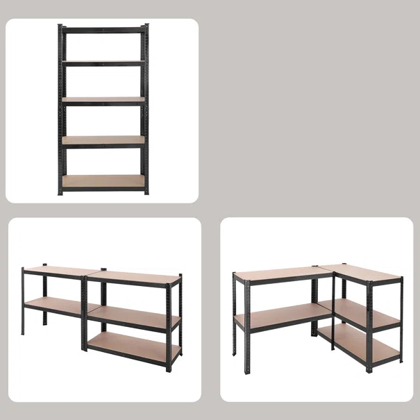 Μεταλλική Ραφιέρα Δαπέδου 5 Θέσεων (90x40x180) Songmics GLR040BZ03