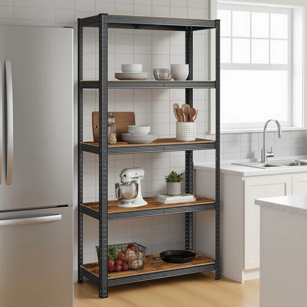 Μεταλλική Ραφιέρα Δαπέδου 5 Θέσεων (90x40x180) Songmics GLR040BZ04