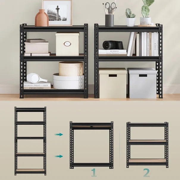 Μεταλλική Ραφιέρα Δαπέδου 5 Θέσεων (70x30x150) Songmics GLR300BZ03