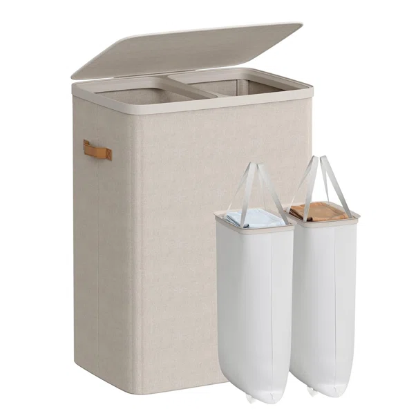 Καλάθι Απλύτων 2 Θέσεων 170Lit (56x40x75) Songmics LCB813L01