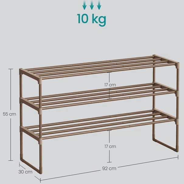 Παπουτσοθήκη 12 Θέσεων (92x30x55) Songmics LSA303K01