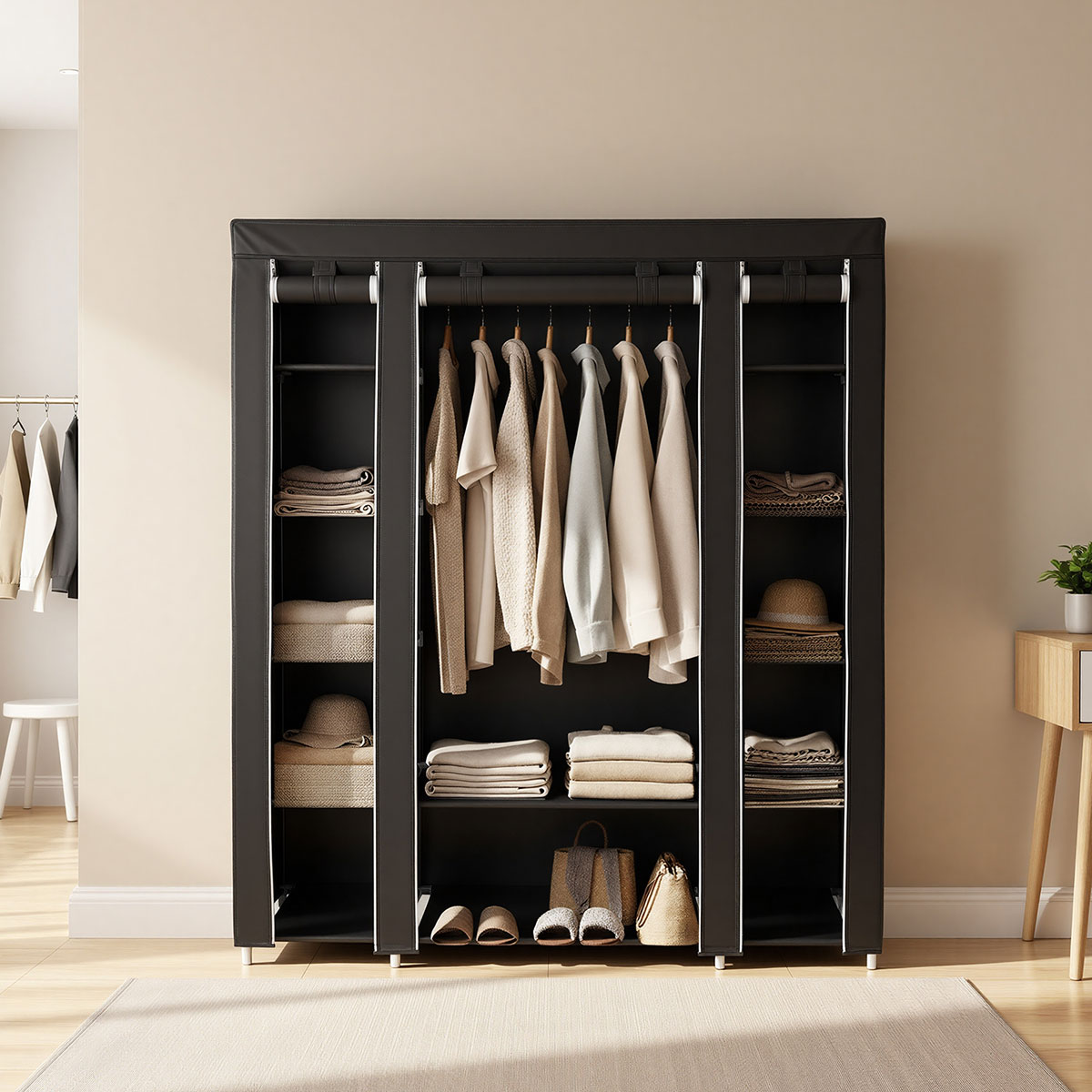 Υφασμάτινη Ντουλάπα (150x45x175) Songmics LSF03H