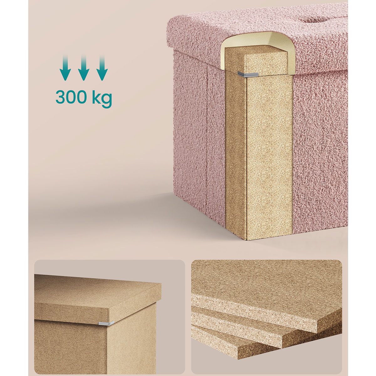 Ταμπουρέ με Αποθηκευτικό Χώρο (110X38X38) Songmics Lsf097R01 Όσα Αγαπήσατε Περισσότερο Μόλις Ήρθαν - Νέες Αφίξεις Που Θα Λατρέψετε σε Έπιπλα Spitishop