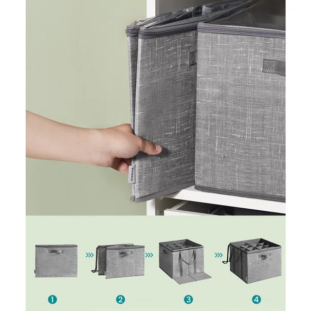 Θήκη Οργάνωσης Παπουτσιών 16 Θέσεων (42x42x31.7) Songmics LSP601G01