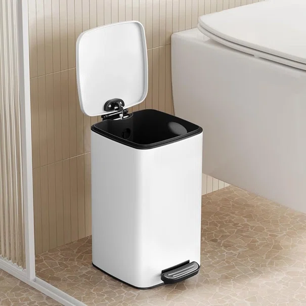 Κάδος Απορριμμάτων Μπάνιου (23.9x19.3x33.5) Songmics 8lt LTB591W0802