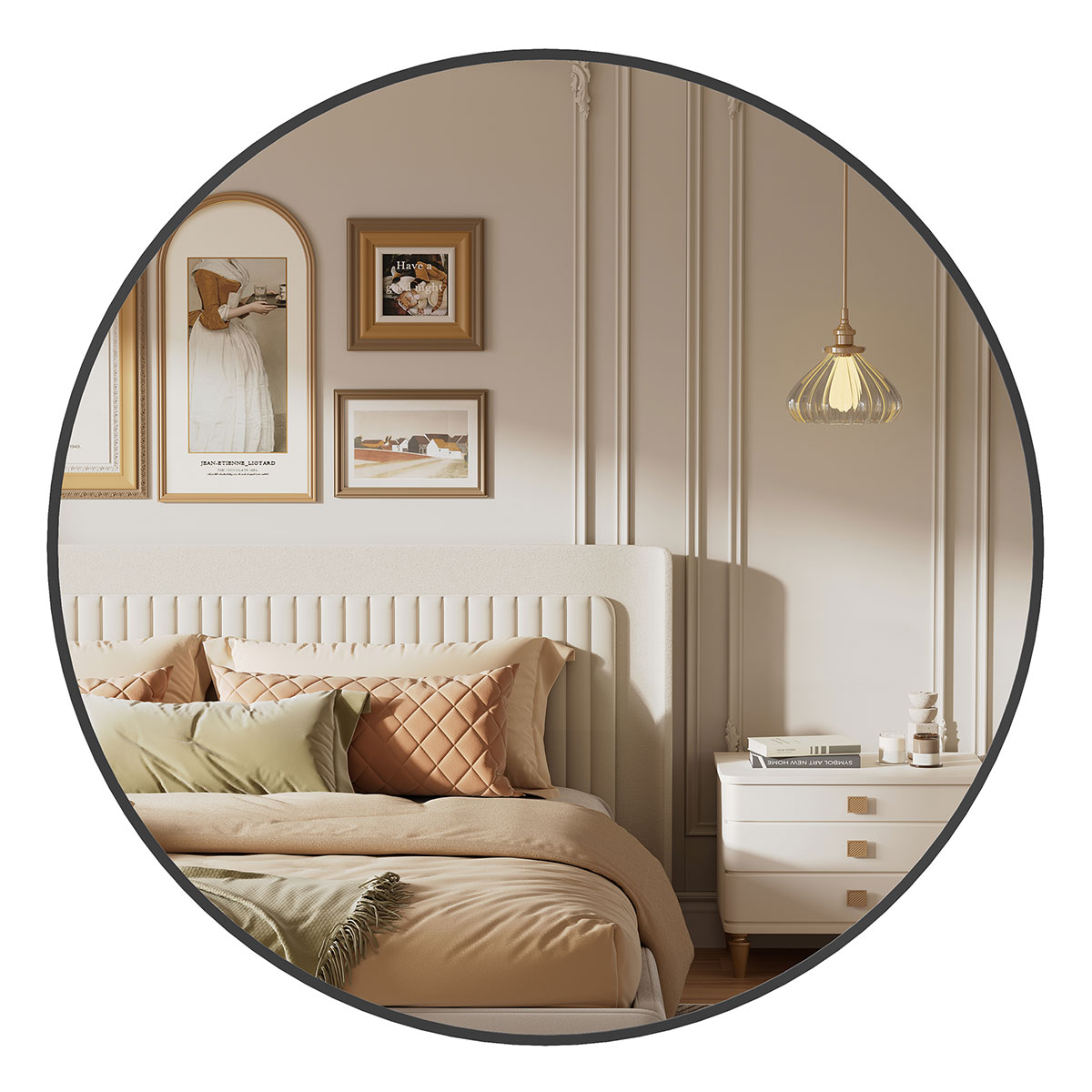 Καθρέφτης Τοίχου (Φ61) Songmics LWM102BD03