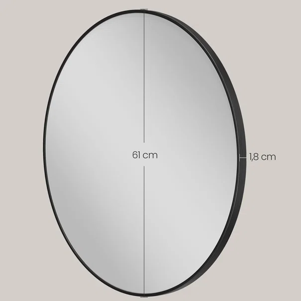 Καθρέφτης Τοίχου (Φ61) Songmics LWM102BD03