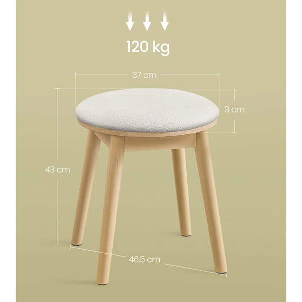 Σκαμπό (Φ46.5x43) Songmics RDS007Y01