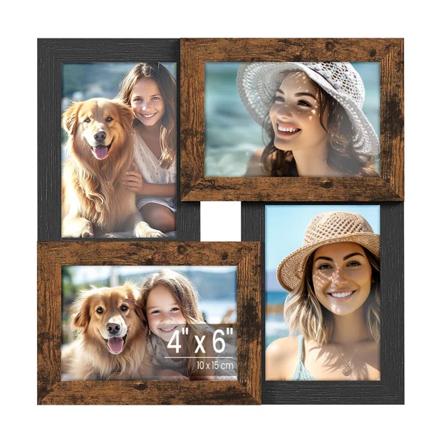 Κορνίζα 4 Θέσεων (30x2.4x30) Songmics RPF025K01