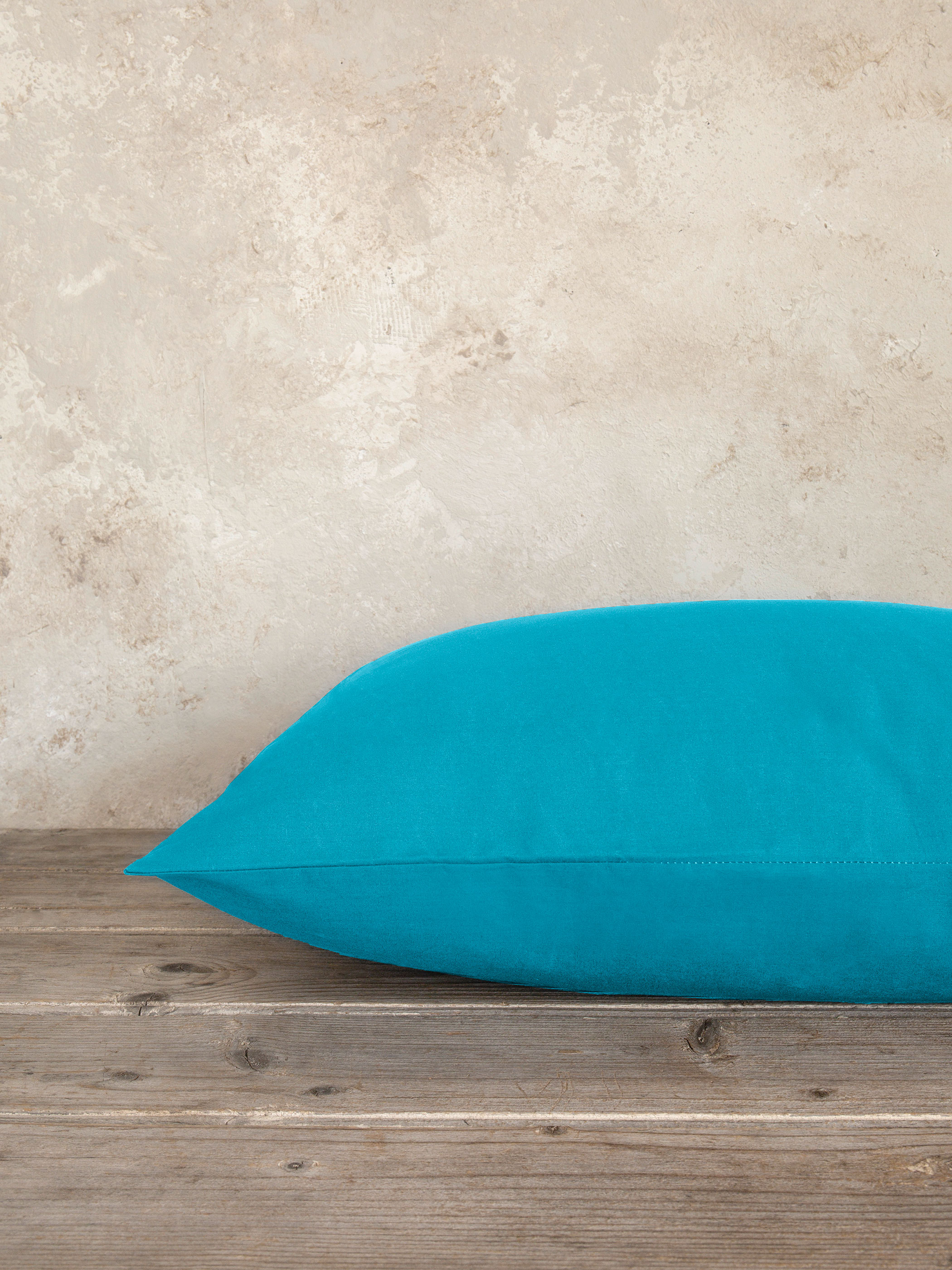 Ζεύγος Μαξιλαροθήκες (52x72) Nima Unicolors SS24 Petrol Blue