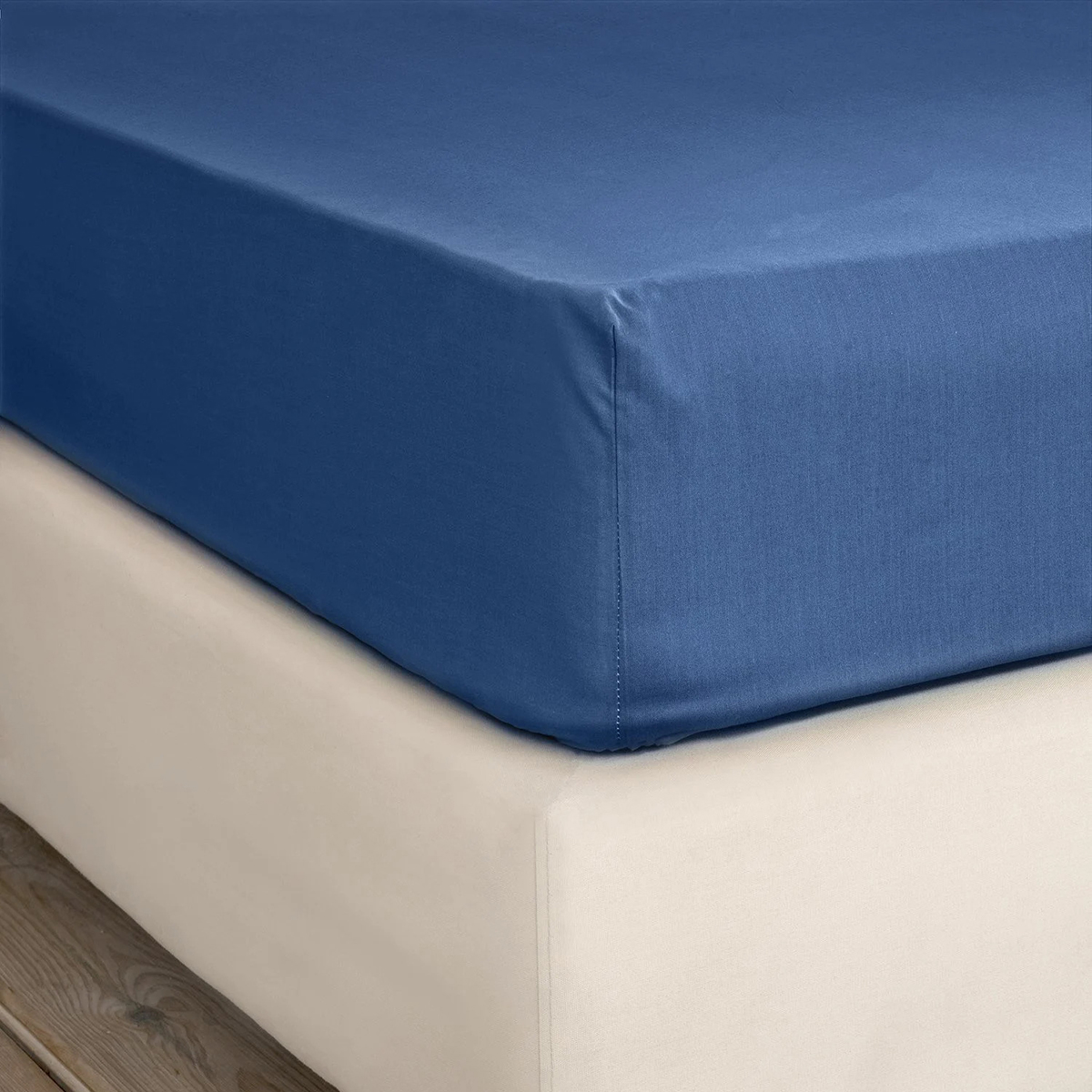 Σεντόνι Ημίδιπλο Επίπεδο (180x260) Nima Unicolors SS24 Dark Denim